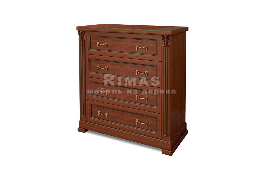 Комод «Триест 4 ящ» из массива дерева