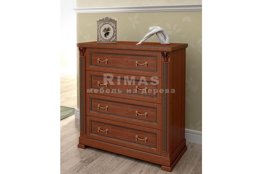 Комод «Триест 4 ящ» из массива дерева