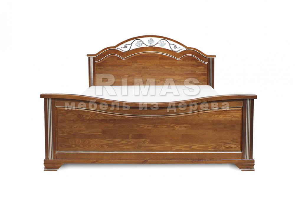 Кровать «Лацио (жесткая)» из массива дерева