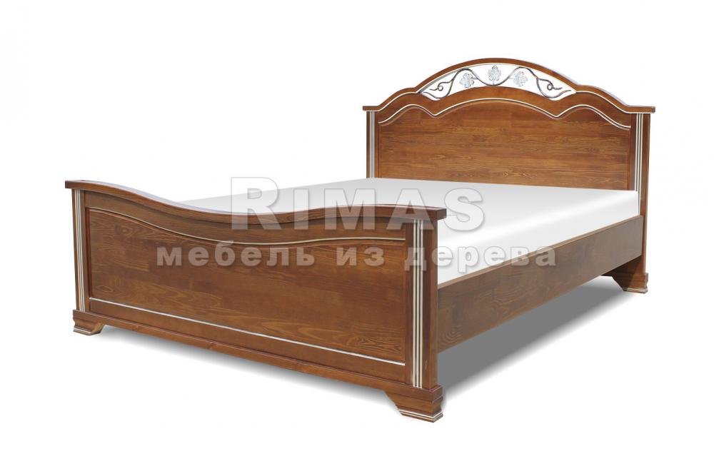 Кровать «Лацио (жесткая)» из массива дерева