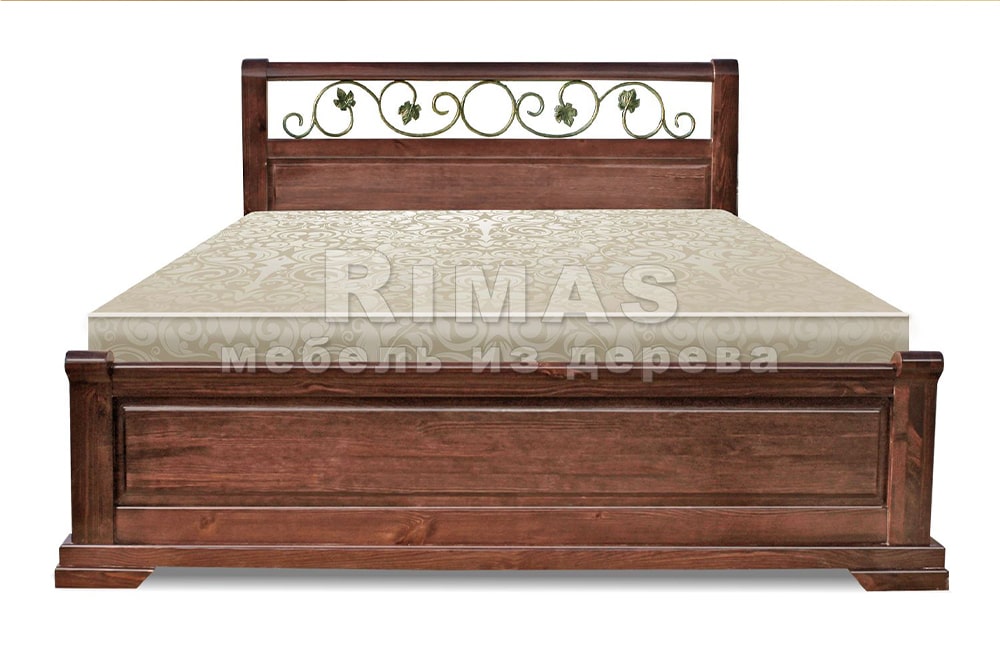 Кровать «Эстель» из массива дерева