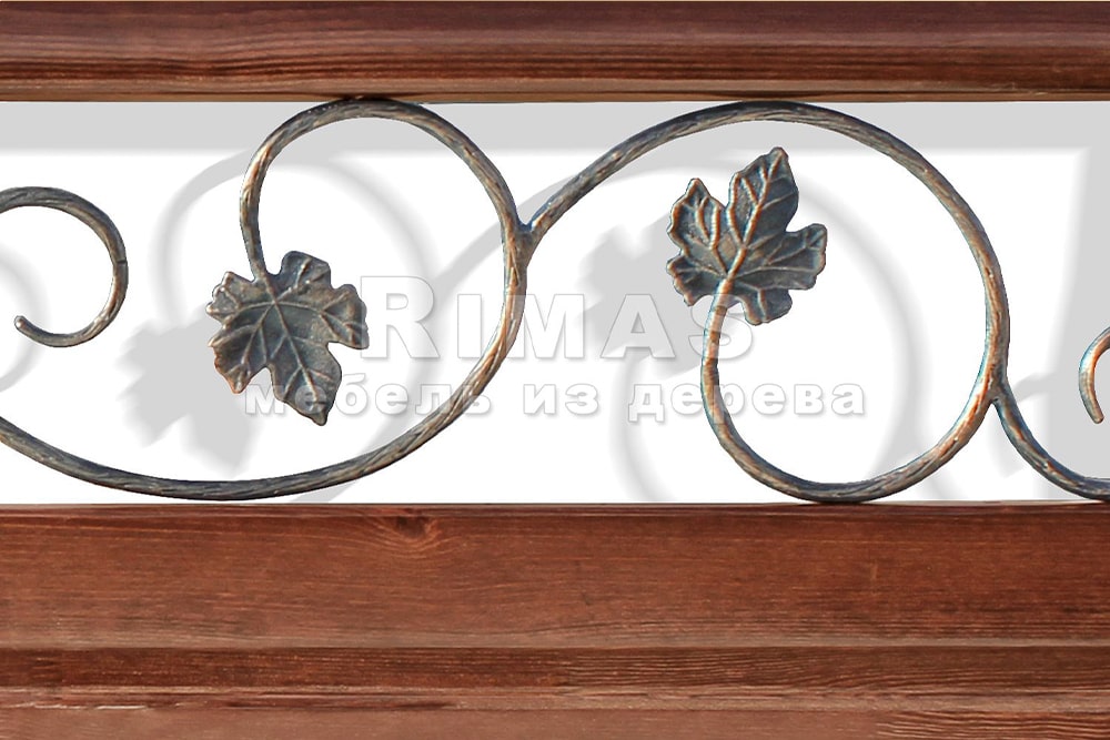 Кровать «Эстель» из массива дерева