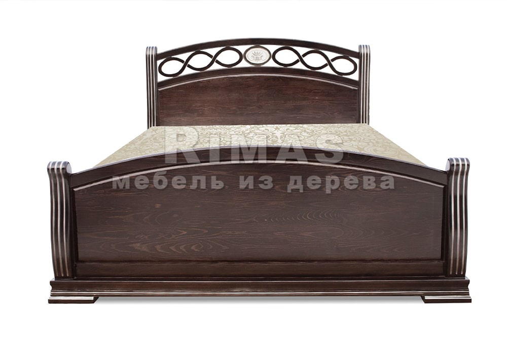 Кровать «Сиена» из массива дерева