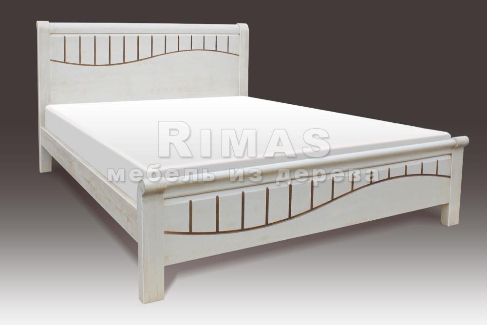 Кровать «Милан» из массива дерева