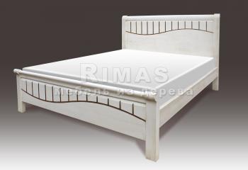 Полутороспальная кровать из сосны «Милан»