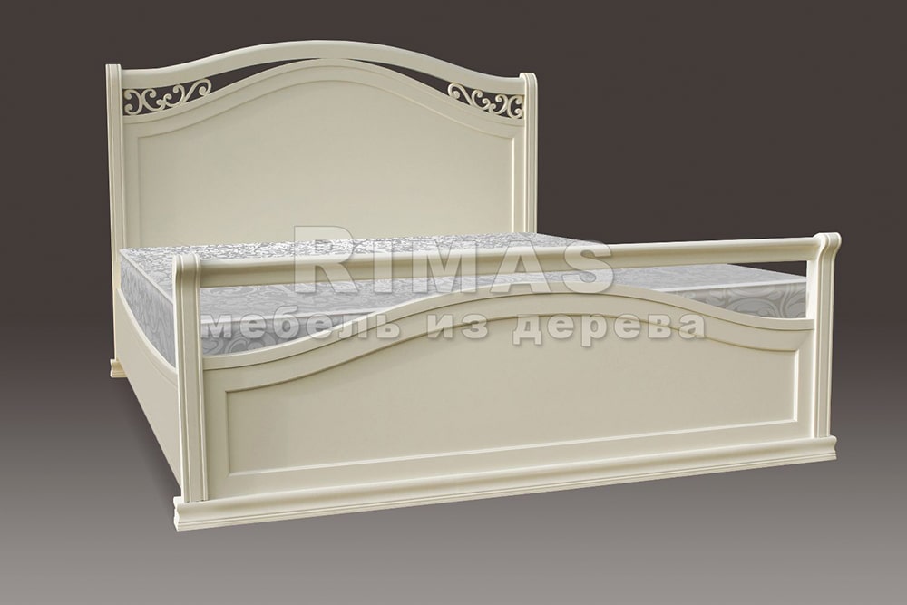 Кровать «Грация» из массива дерева