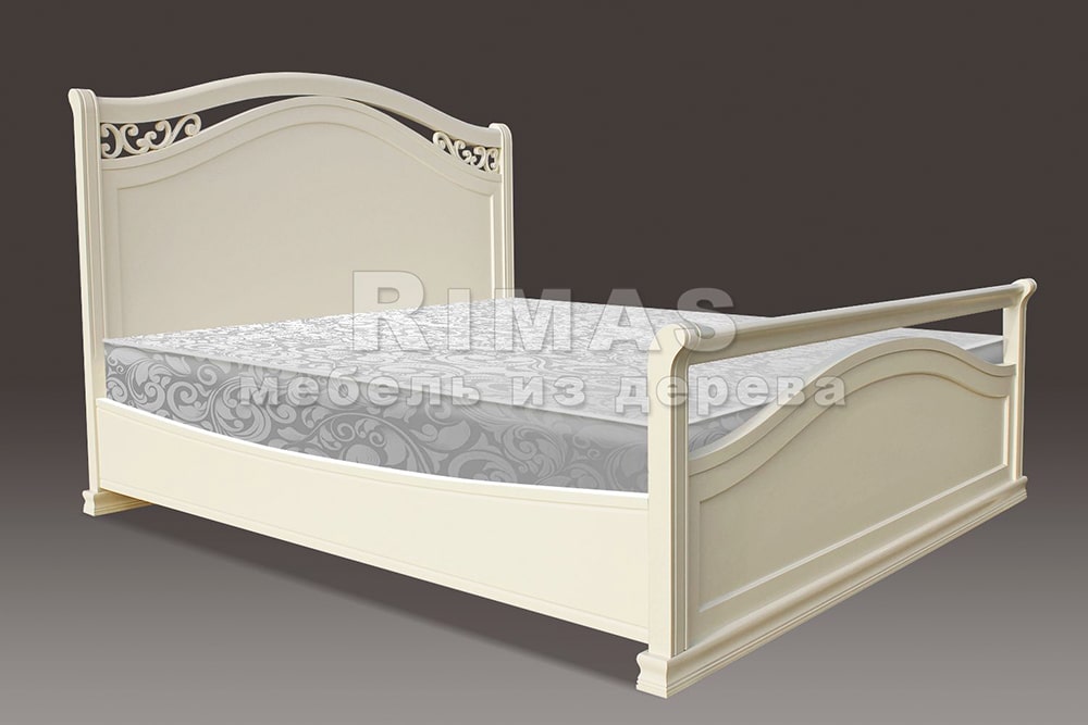 Кровать «Грация» из массива дерева