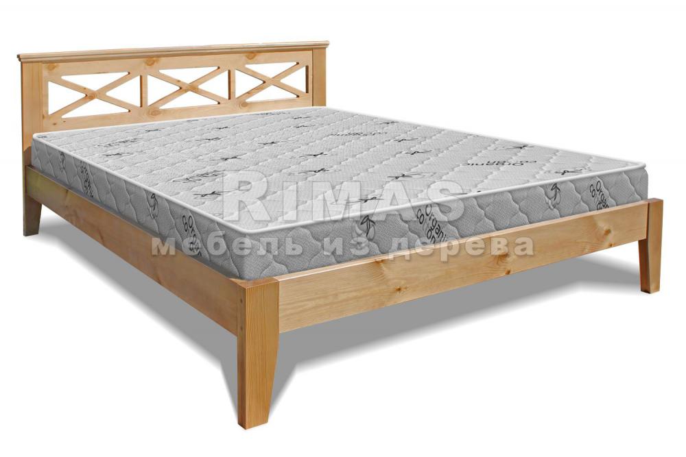 Кровать «Леруа» из массива дерева