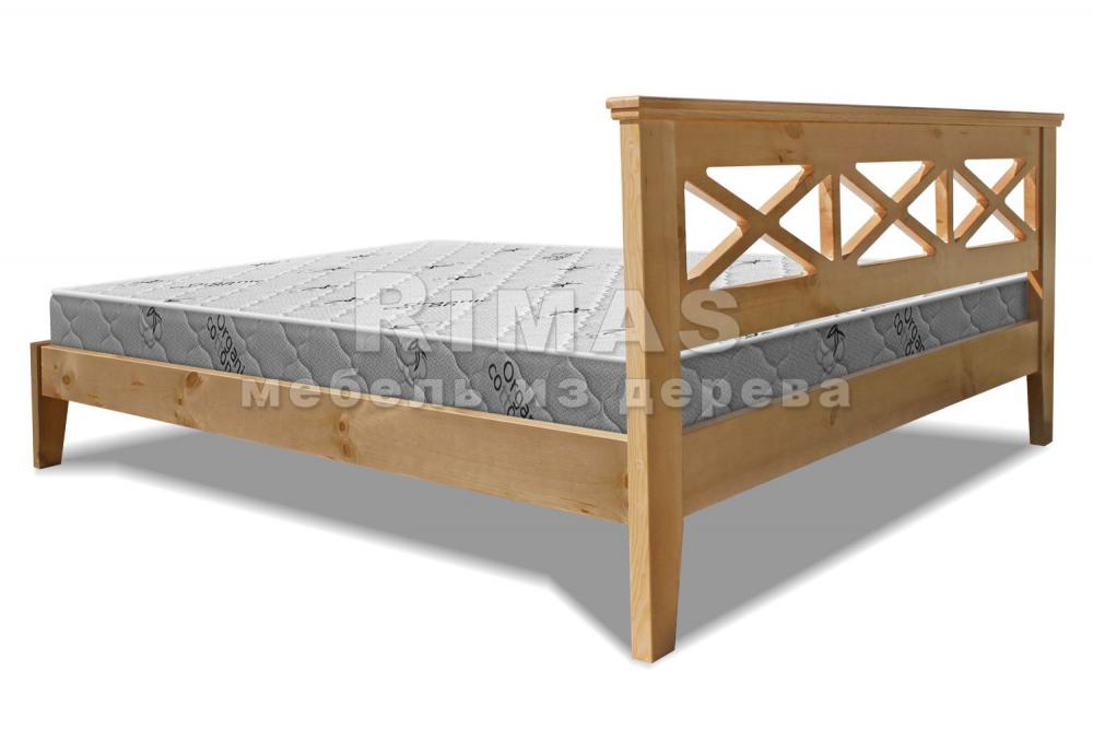 Кровать «Леруа» из массива дерева