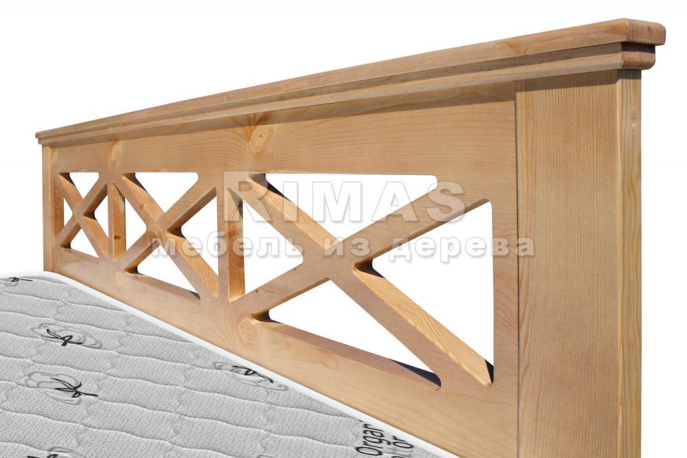 Кровать «Леруа» из массива дерева