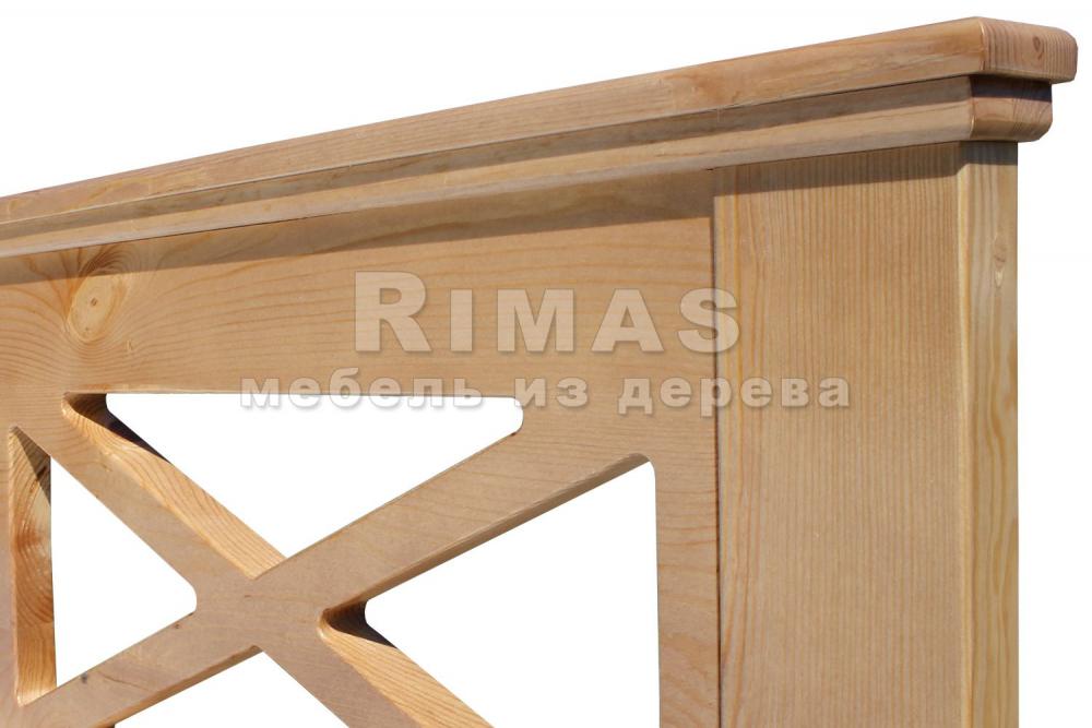 Кровать «Леруа» из массива дерева