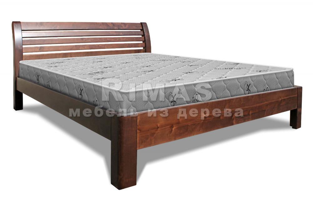 Кровать «Луиджи» из массива дерева