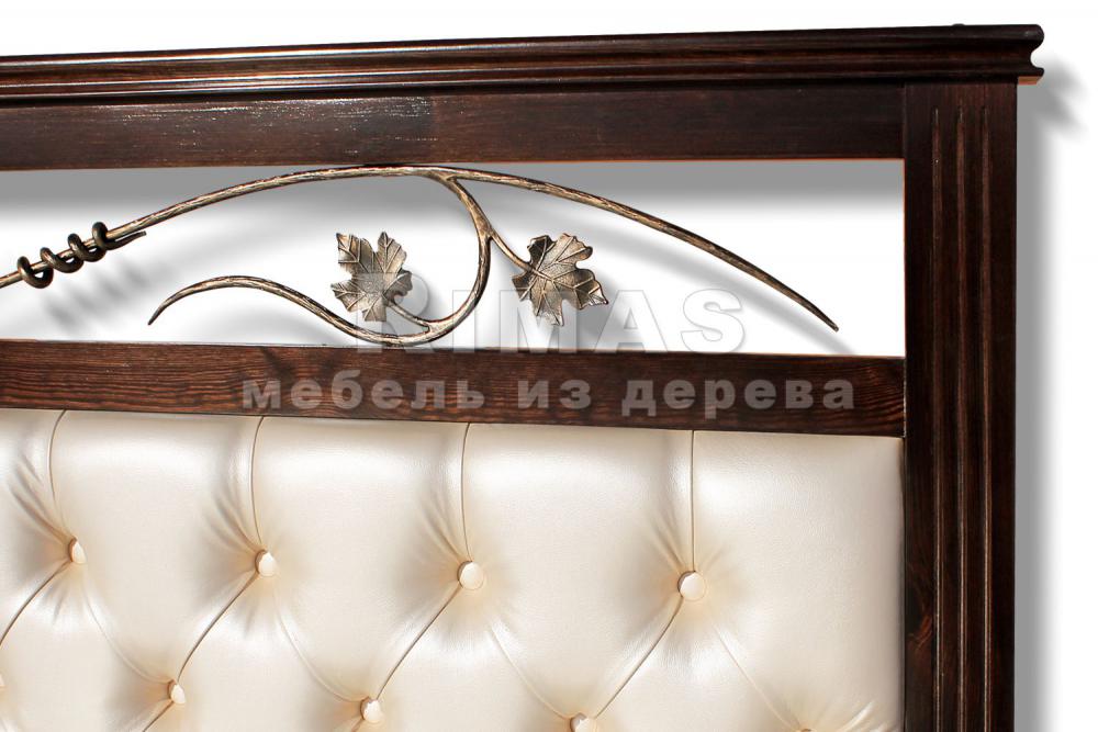 Кровать «Лозанна» из массива дерева
