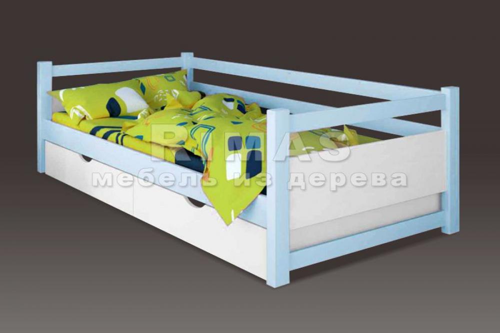 Детская кровать «Комби 2» из массива дерева