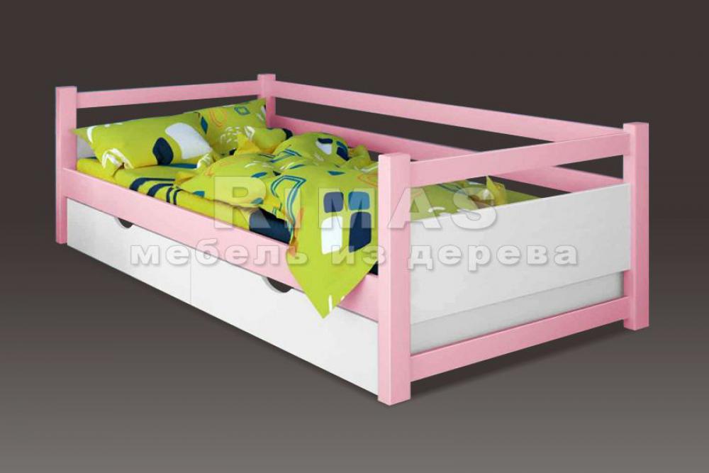 Детская кровать «Комби 2» из массива дерева