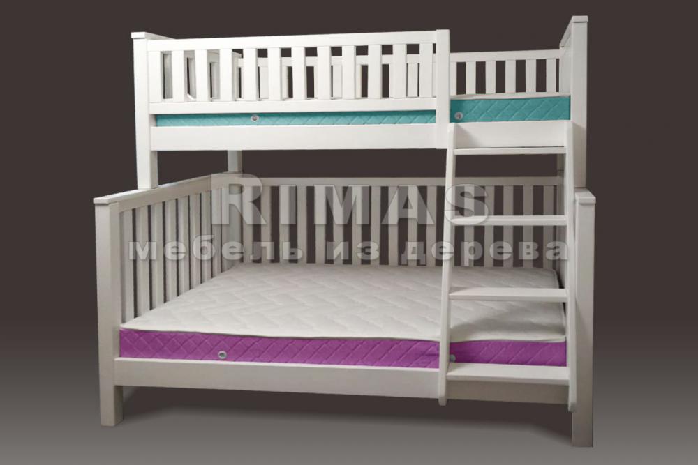 Детская кровать «Небоскрёб» из массива дерева