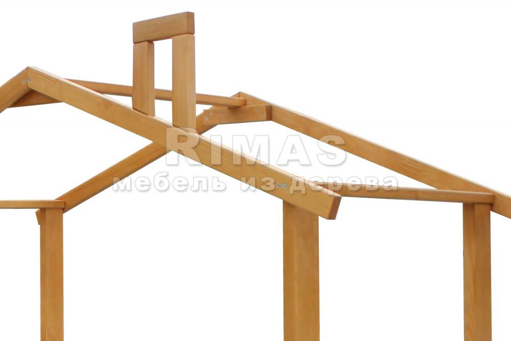 Детская кровать «Домик» из массива дерева