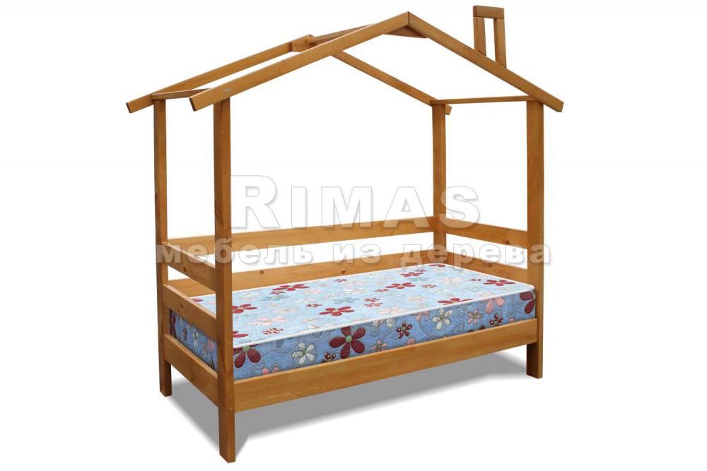 Детская кровать «Домик» из массива дерева