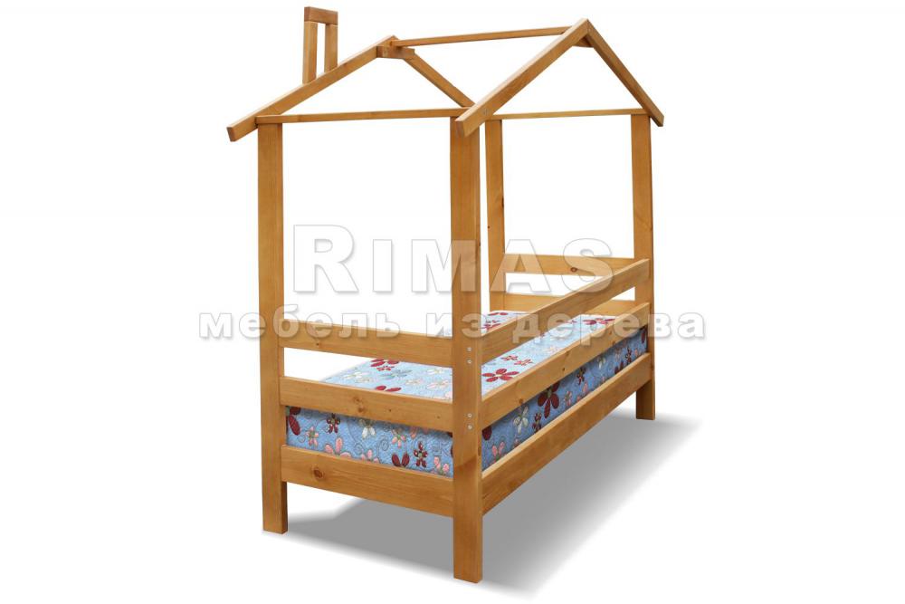 Детская кровать «Домик» из массива дерева
