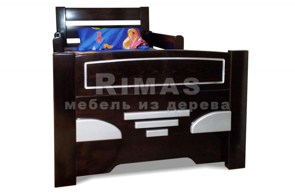 Детская кровать «Автошка» из массива дерева