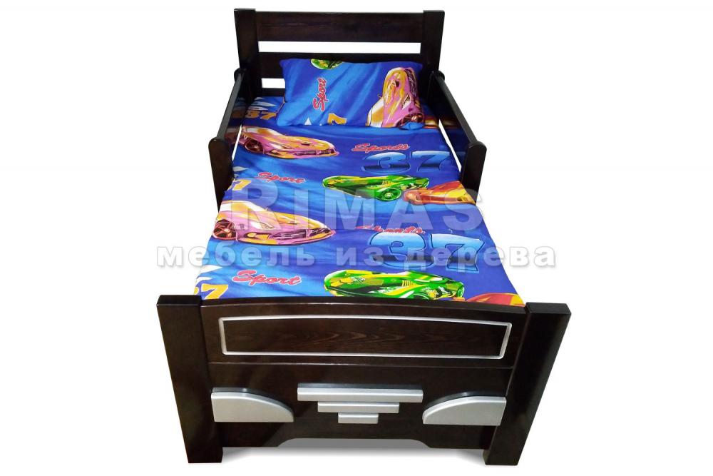 Детская кровать «Автошка» из массива дерева