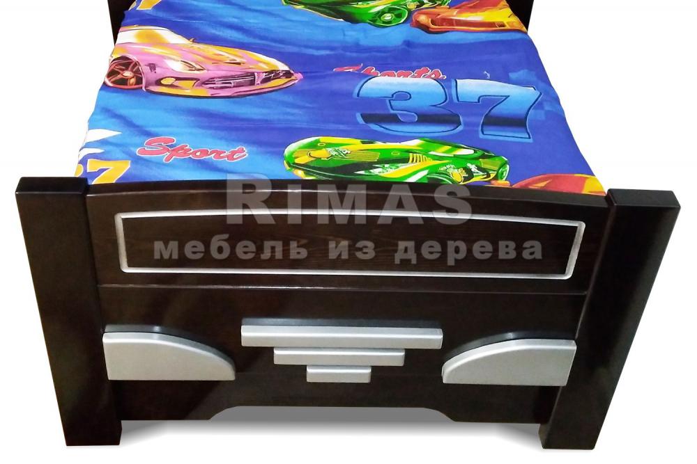 Детская кровать «Автошка» из массива дерева