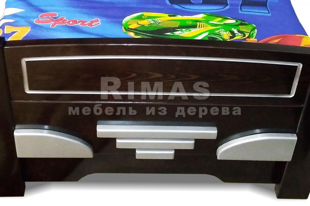 Детская кровать «Автошка» из массива дерева