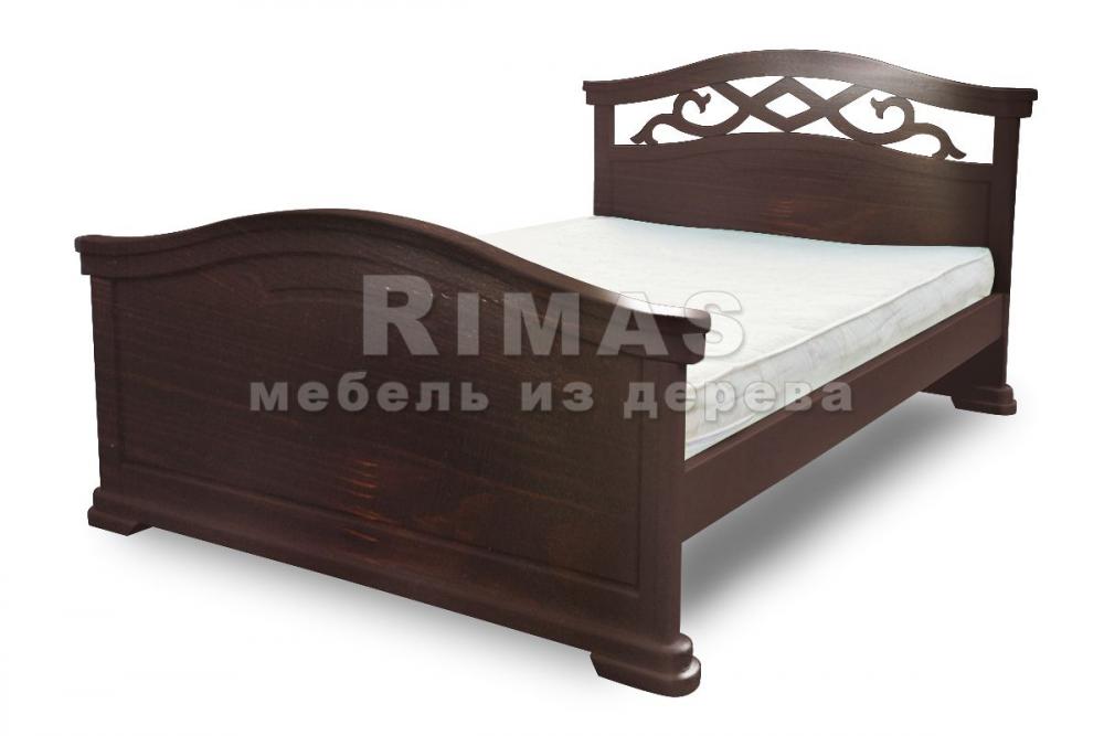 Кровать «Флоренция» из массива дерева