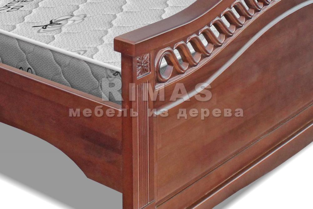 Кровать «Афина (мягкая)» из массива дерева