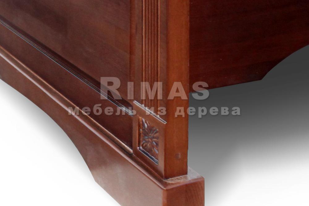 Кровать «Афина (мягкая)» из массива дерева