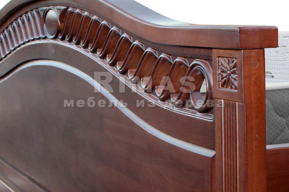 Кровать «Афина (мягкая)» из массива дерева