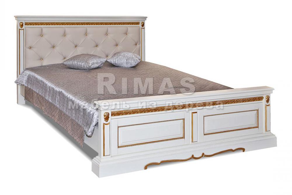 Кровать «Милано (мягкая)» из массива дерева