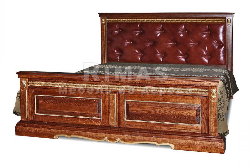 Кровать «Милано (мягкая)» из массива дерева