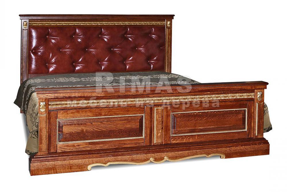 Кровать «Милано (мягкая)» из массива дерева