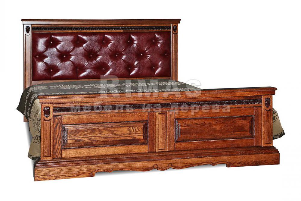 Кровать «Милано (мягкая)» из массива дерева