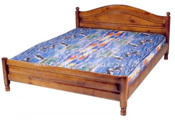 Полутороспальная кровать из сосны «Парма»