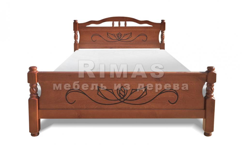 Кровать «Фоджа 1» из массива дерева