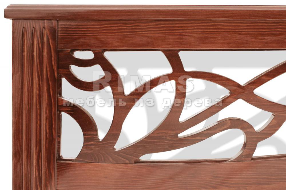 Кровать «Сассари» из массива дерева