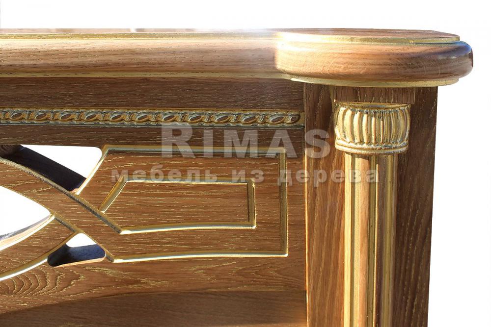 Кровать «Тренто» из массива дерева