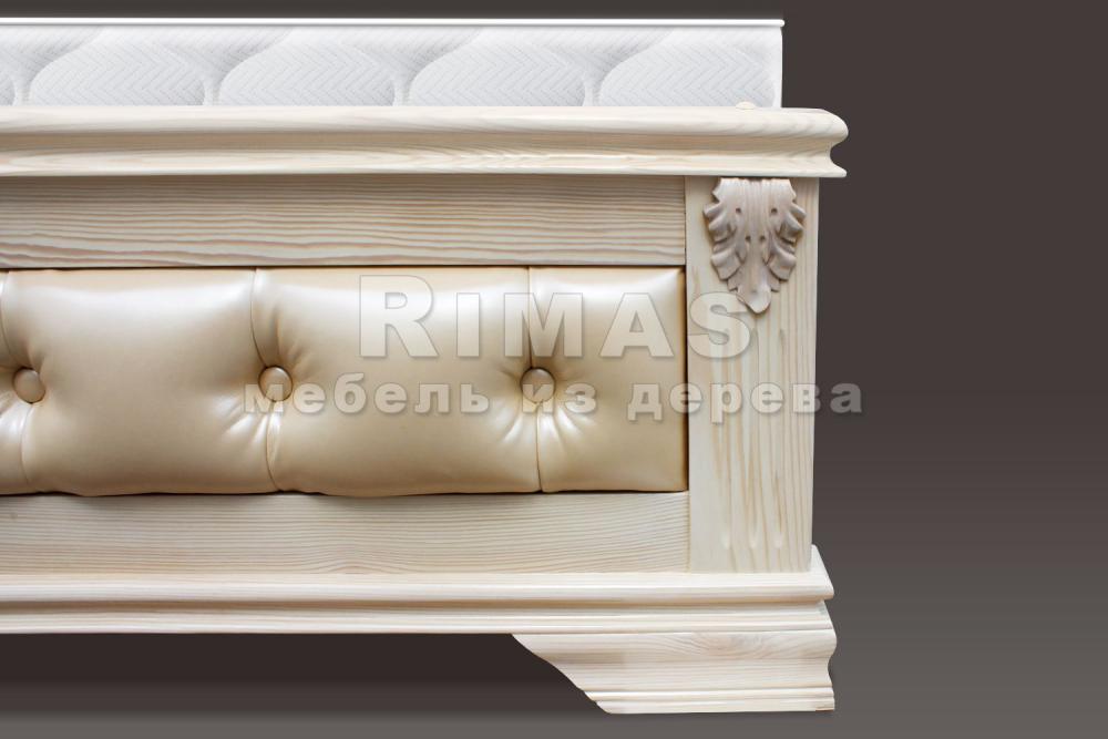 Кровать «Валенсия (мягкая)» из массива дерева