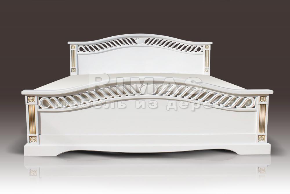 Кровать «Афина» из массива дерева