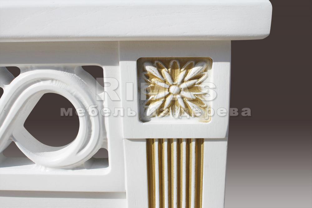 Кровать «Афина» из массива дерева