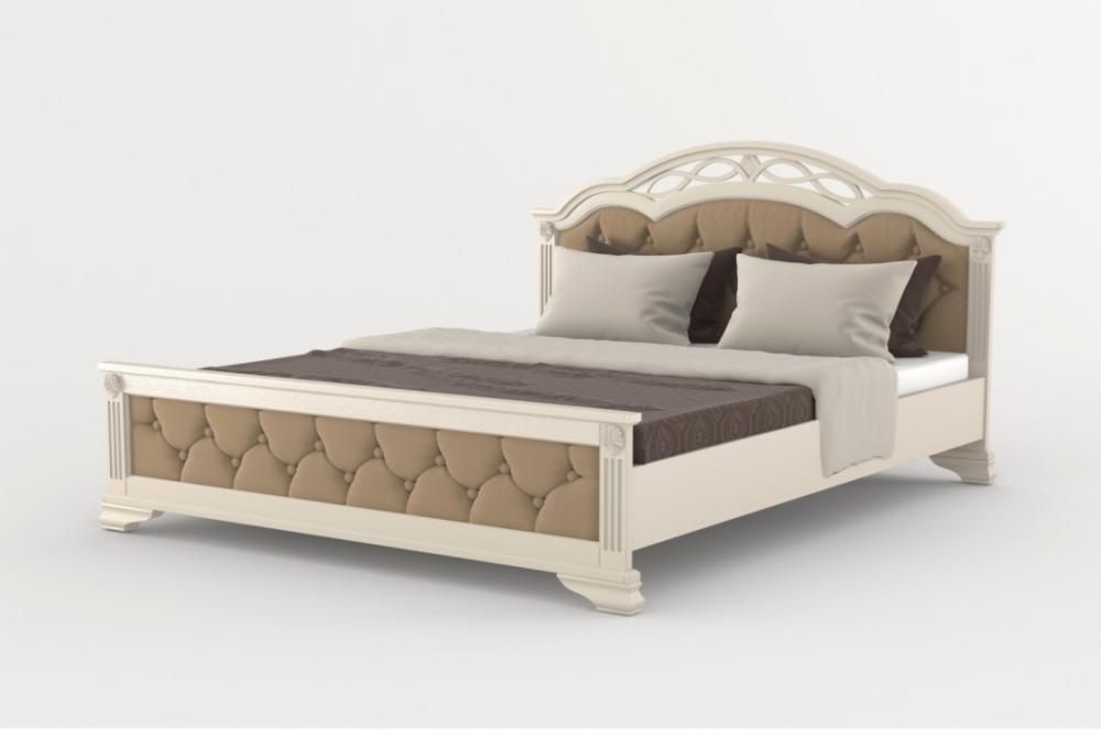 Кровать «Салоника» из массива дерева