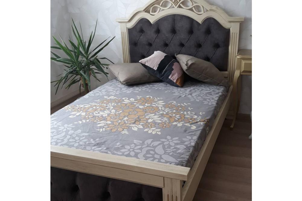 Кровать «Салоника» из массива дерева