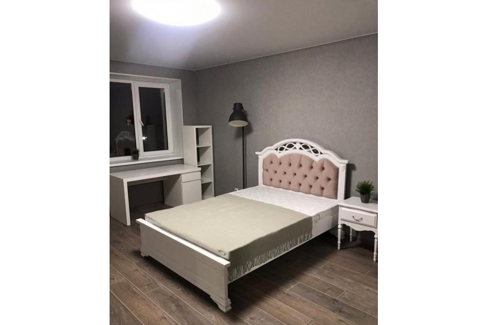 Кровать «Салоника» из массива дерева