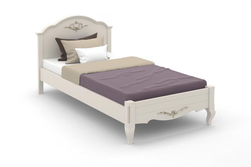 Кровать «Волос» из массива дерева