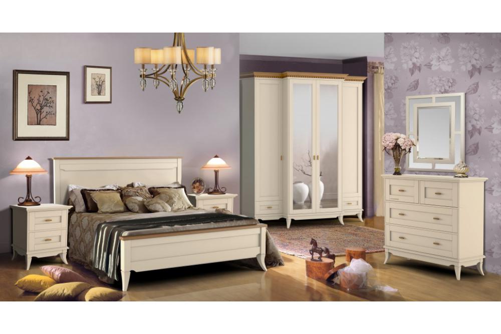 Кровать «Янина» из массива дерева