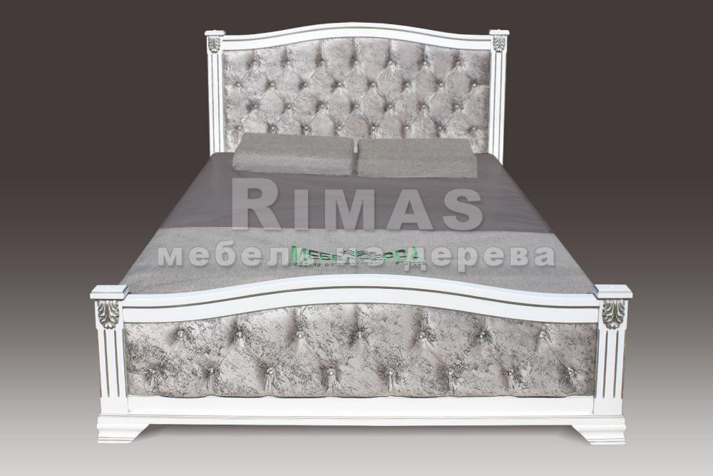 Кровать «Апулия (мягкая)» из массива дерева