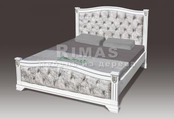 Кровать 160х200 из дуба «Апулия (мягкая)»