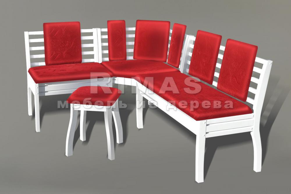 Кухонный уголок «Генуя 1» из массива дерева